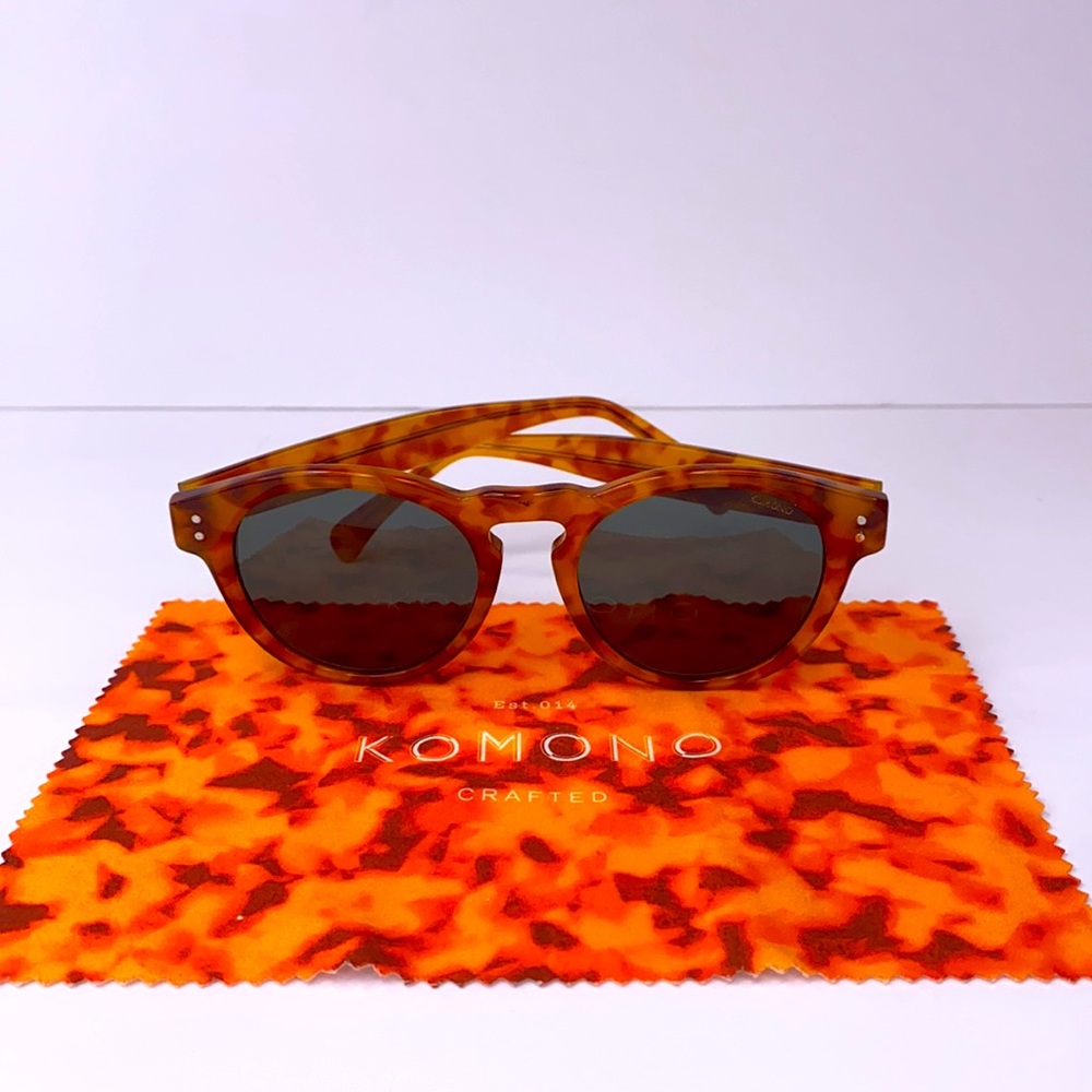 KOKONO Clement Caramel Demi New Sunglasses tortoiss round - Picture 8 of 16